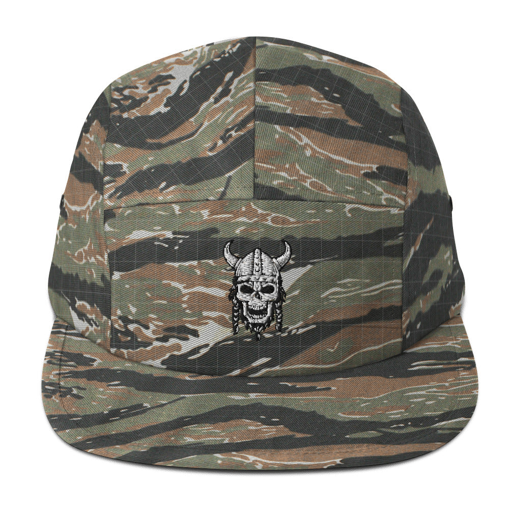 Skull Five Panel Cap