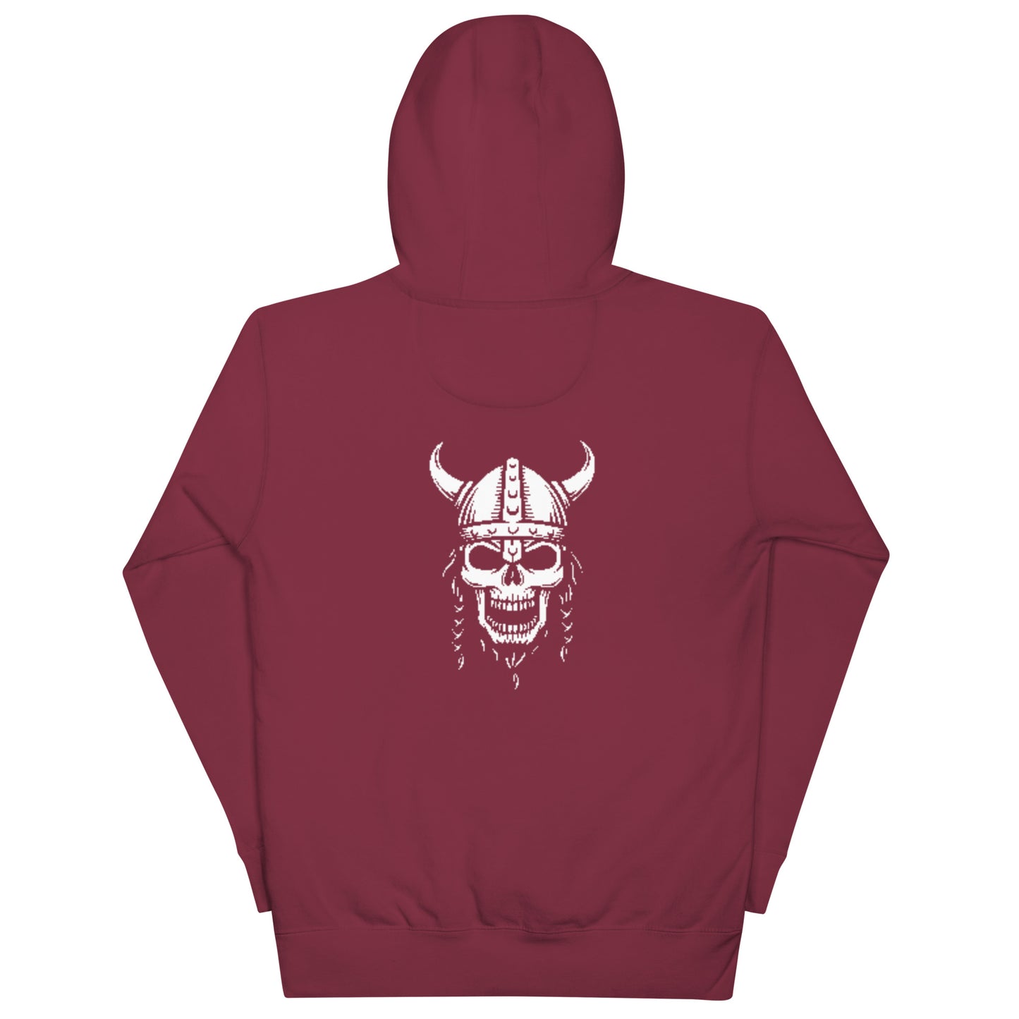 Unisex Hoodie with skull back print
