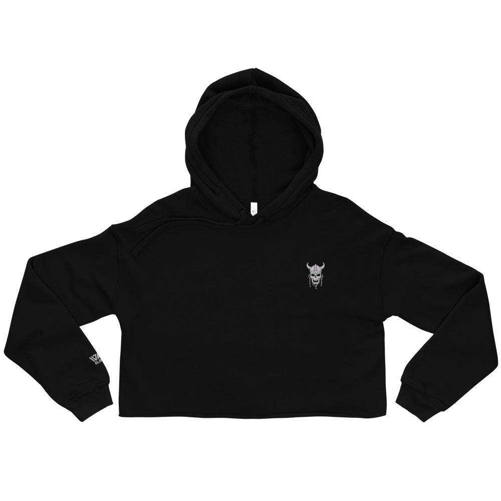 Crop Skull Hoodie