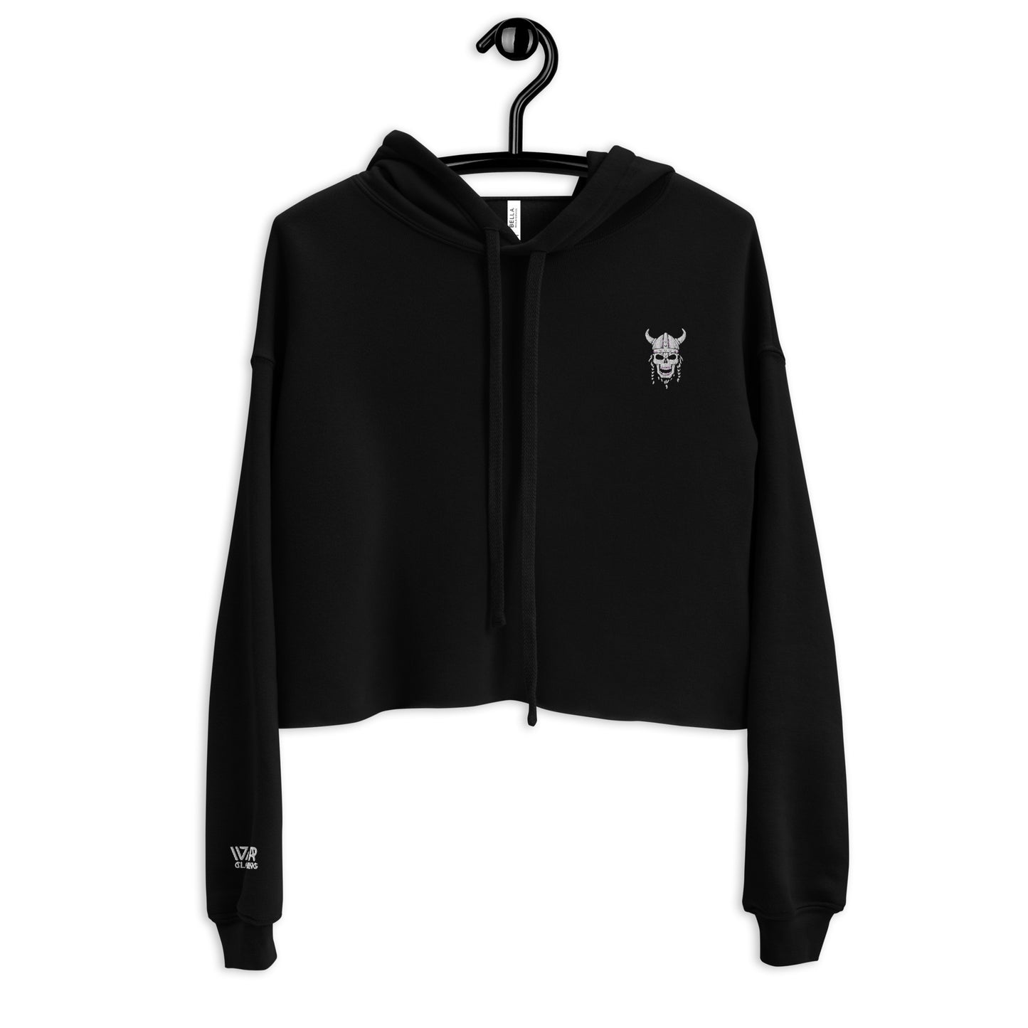 Crop Skull Hoodie