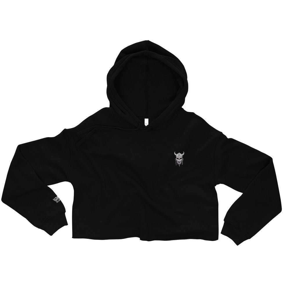 Crop Skull Hoodie