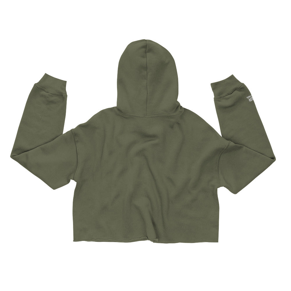 Crop Skull Hoodie