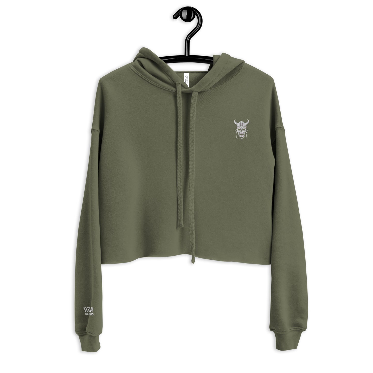 Crop Skull Hoodie