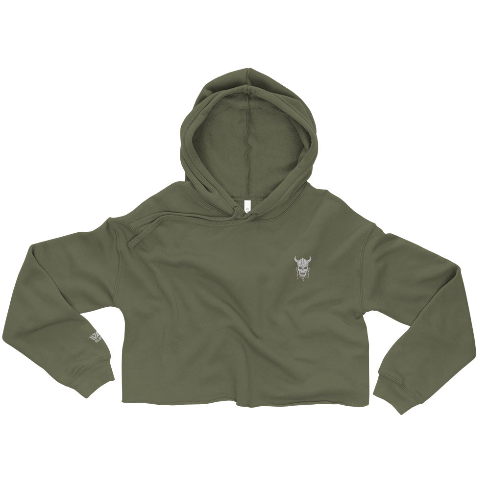 Crop Skull Hoodie