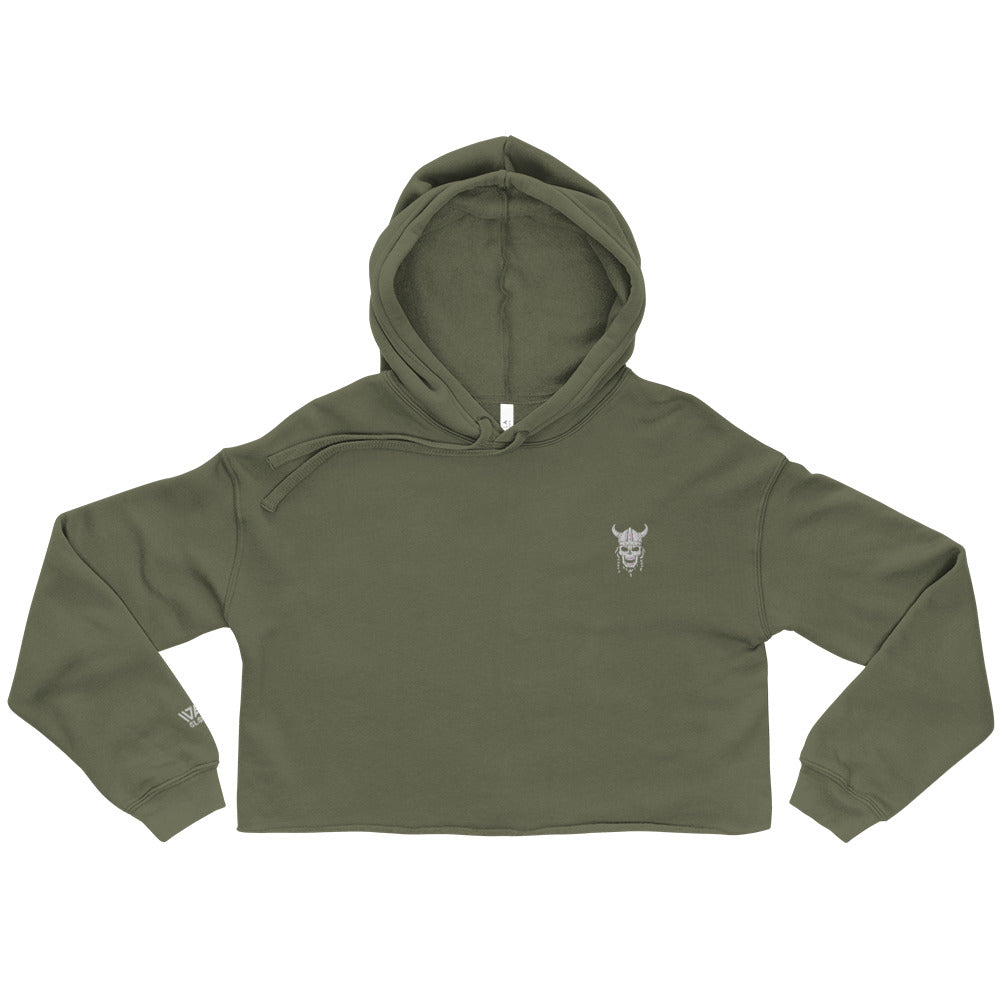 Crop Skull Hoodie