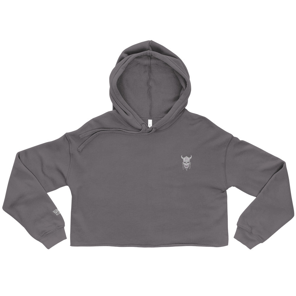 Crop Skull Hoodie