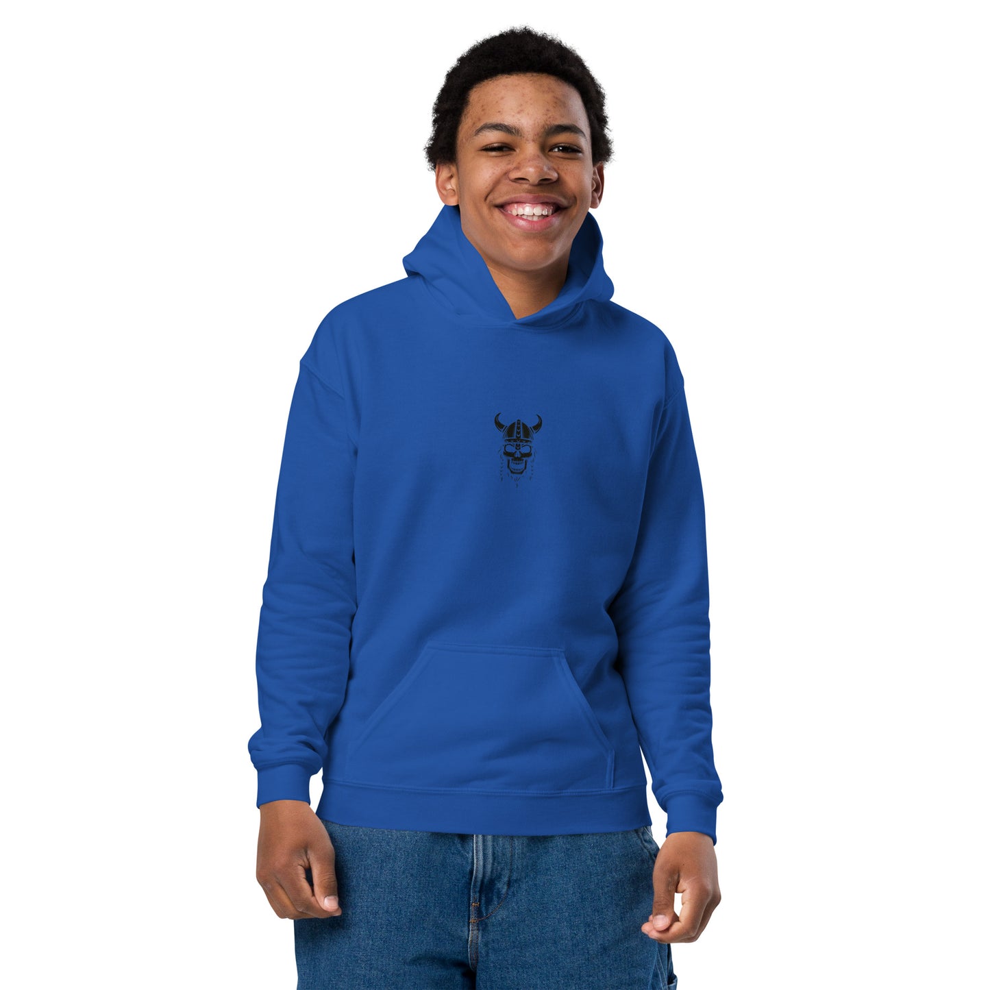 Youth heavy blend skull hoodie
