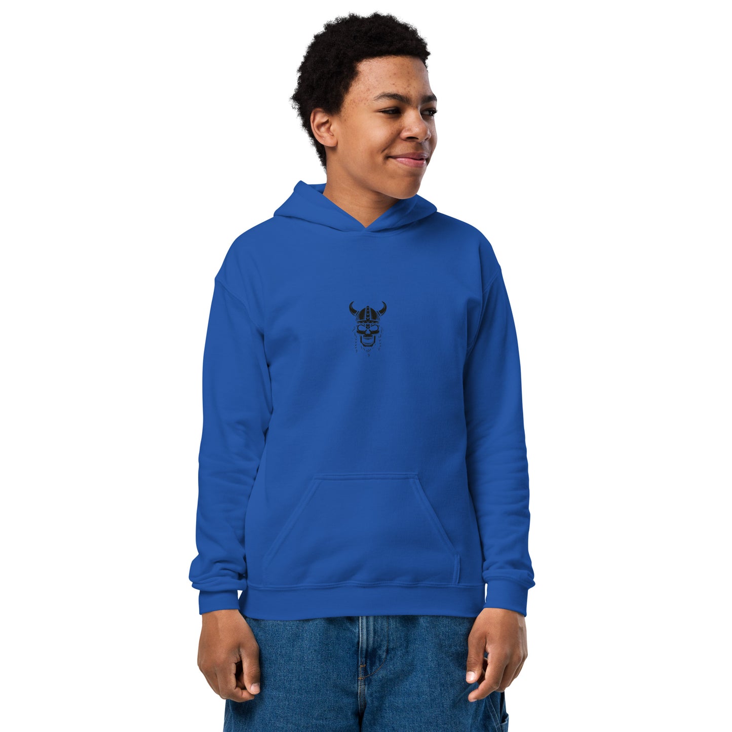 Youth heavy blend skull hoodie
