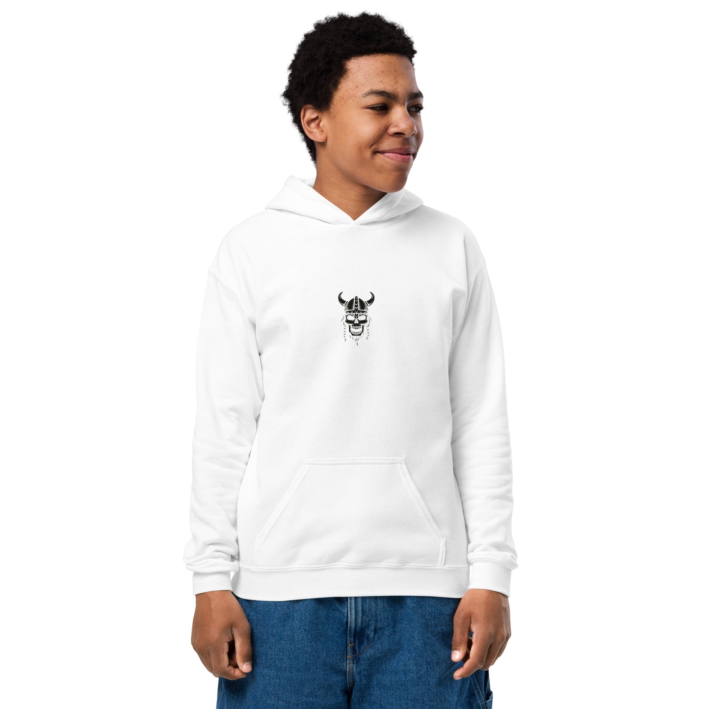 Youth heavy blend skull hoodie