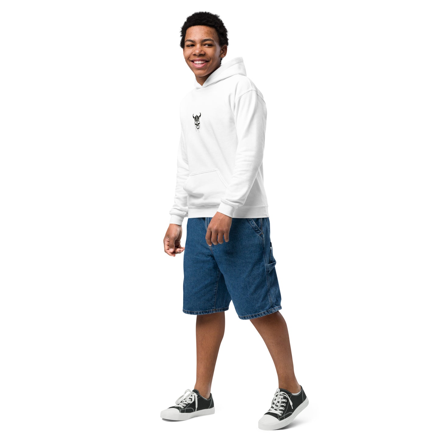 Youth heavy blend skull hoodie