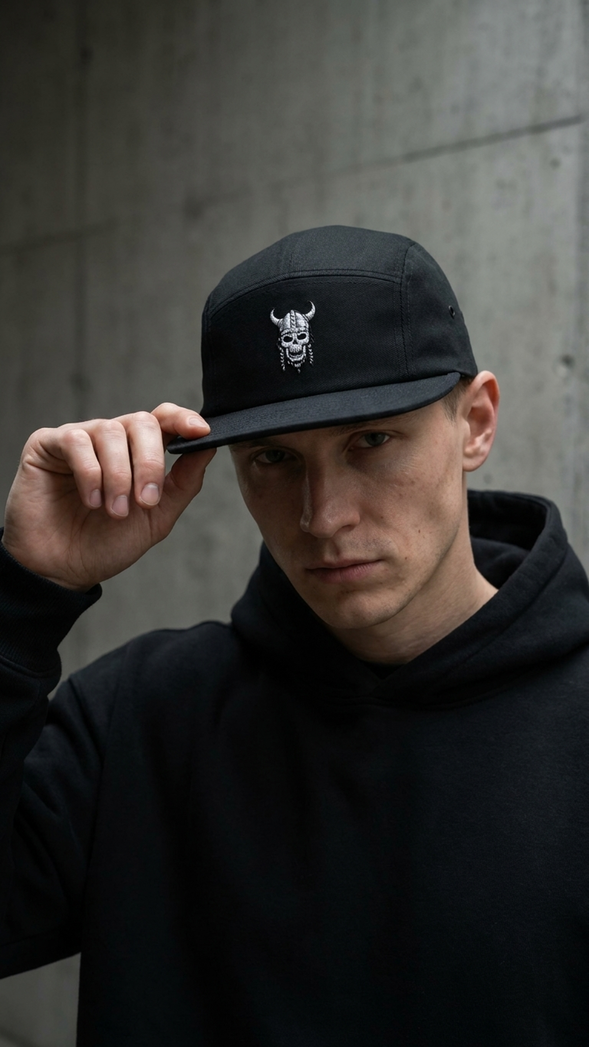 IVAR Runic Skull 5-Panel Cap, Detail