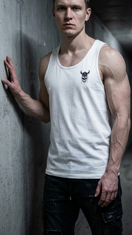 Unisex Skull Tank Top