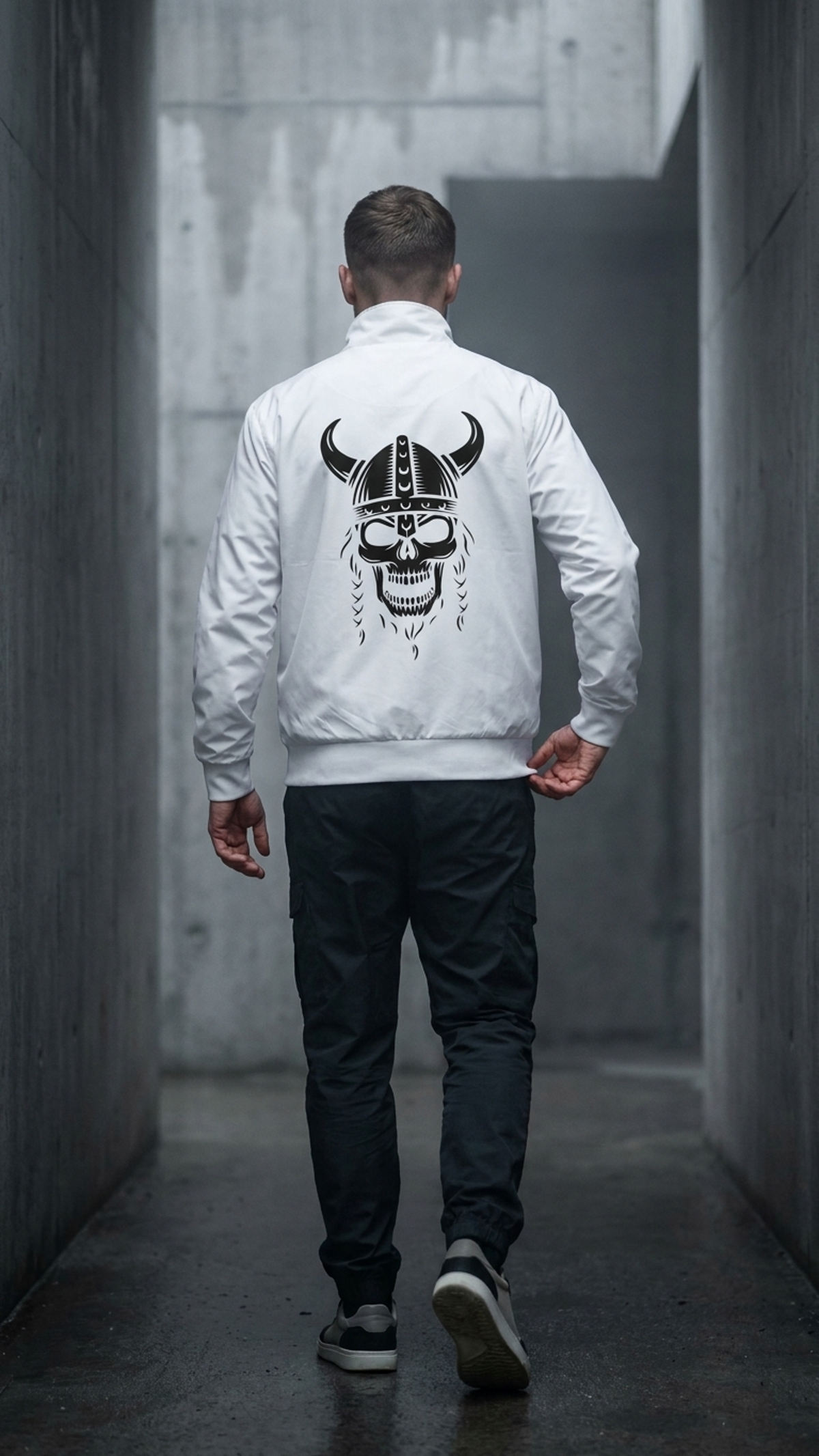 Men's windbreaker (skull backprint), Lifestyle