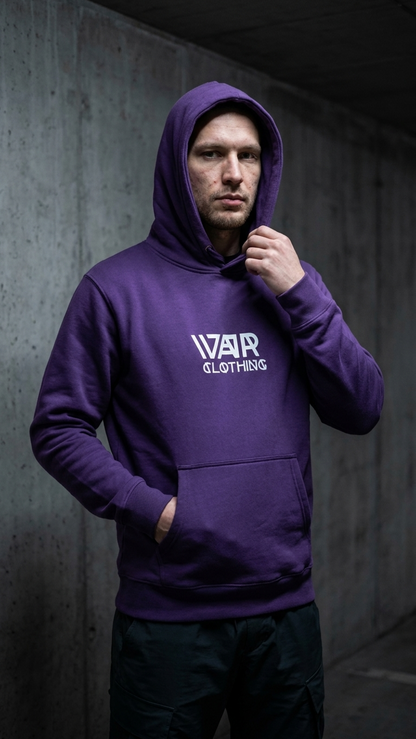 Unisex Hoodie with skull back print, Detail 3