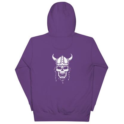 Unisex Hoodie with skull back print
