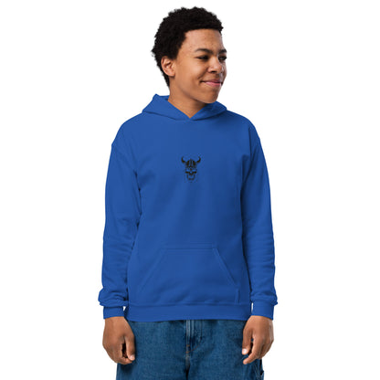 Youth heavy blend skull hoodie